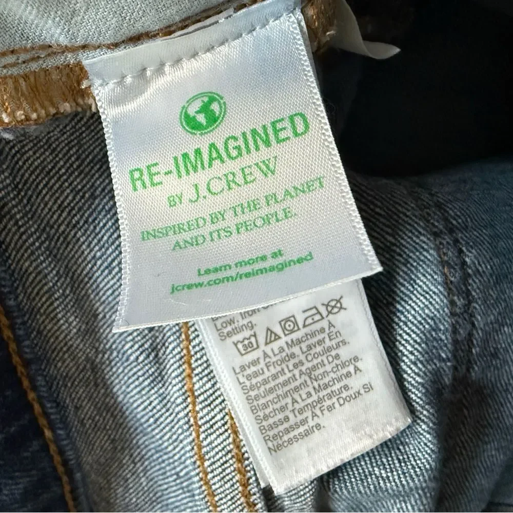 J. Crew high rise Jean shorts